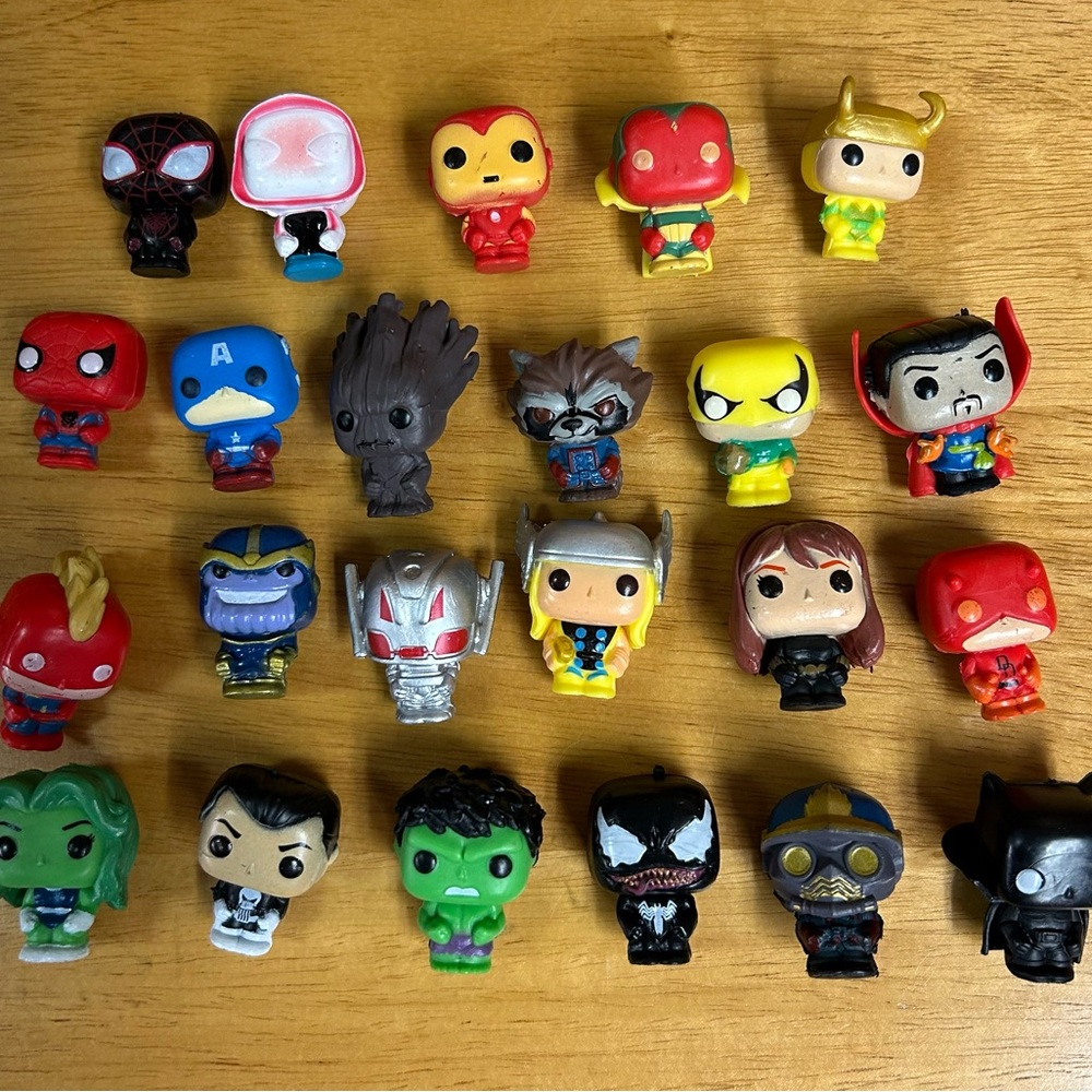 Funko Pocket Pop! figures from the Marvel 80th Anniversary